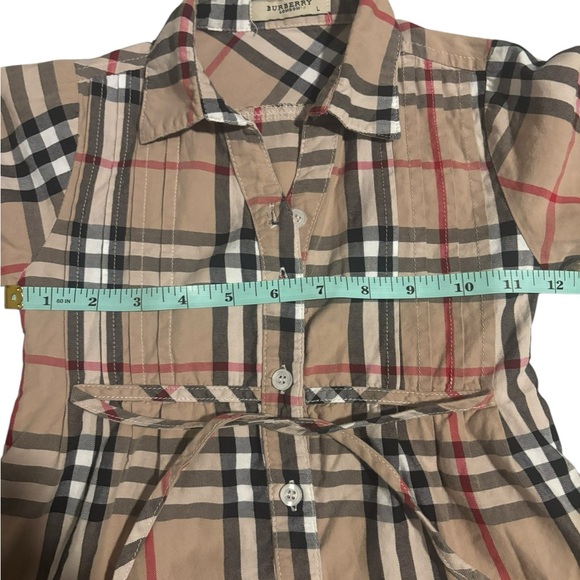 Burberry Kids Tan and Black Checkered Blazer - Picture 5 of 5